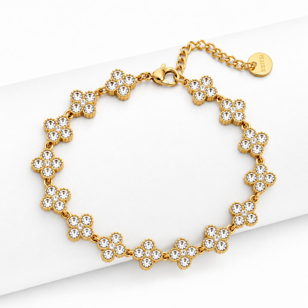Acier Inoxydable - 1 Bracelet Trèfle