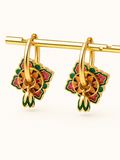 Acier Inoxydable - Boucles d’Oreilles Lotus Rose