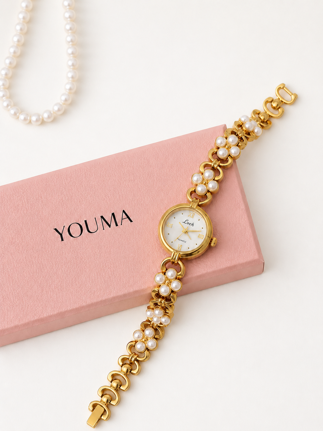 Montre Bracelet Femme Élégance Perle