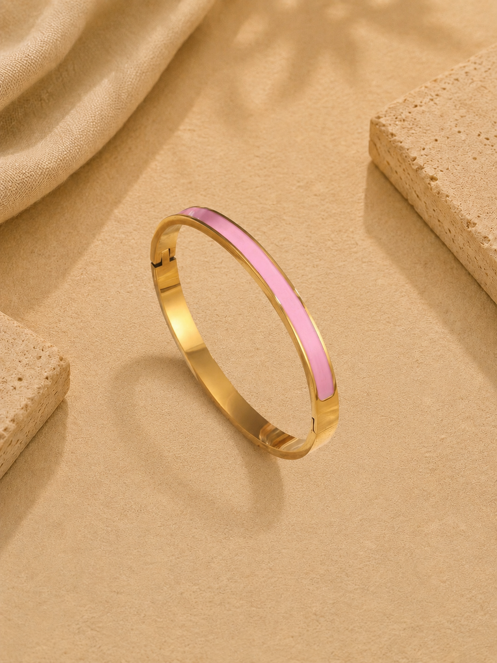 Acier Inoxydable - Bracelet Élégance Rosé