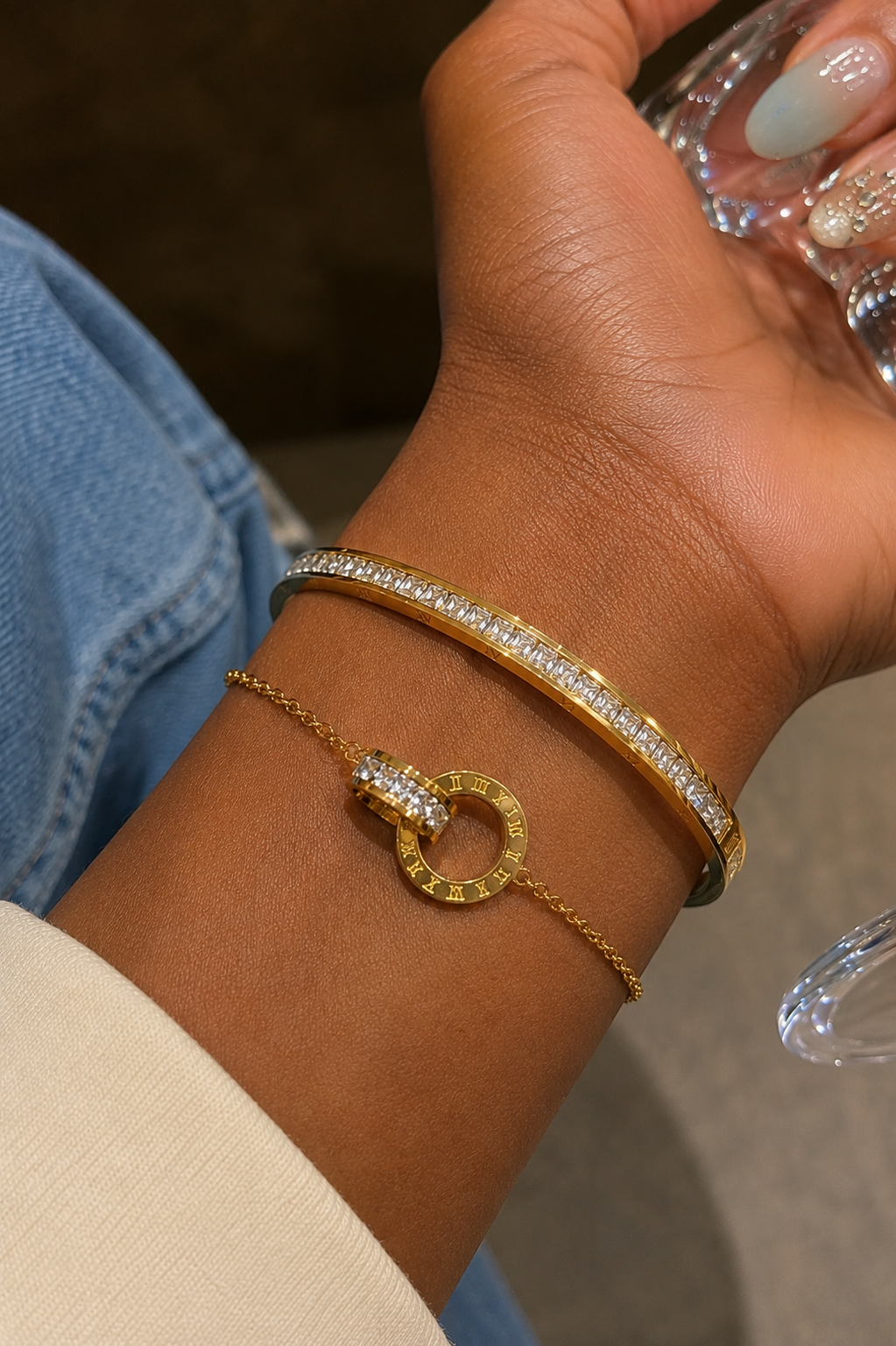 Acier Inoxydable Bracelet Incontournable YOUMA x2