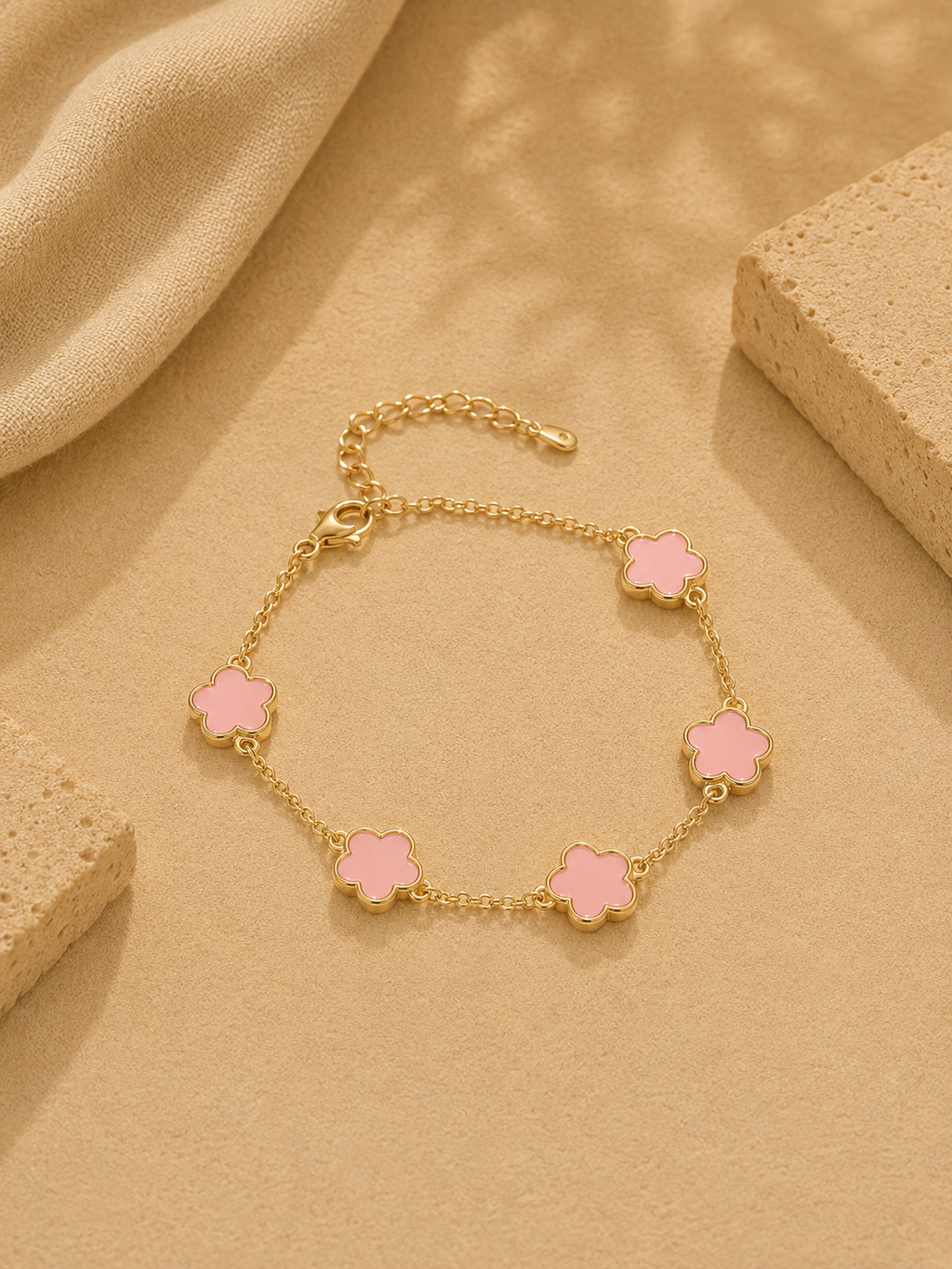 Acier Inoxydable - Bracelet Élégance Rosé