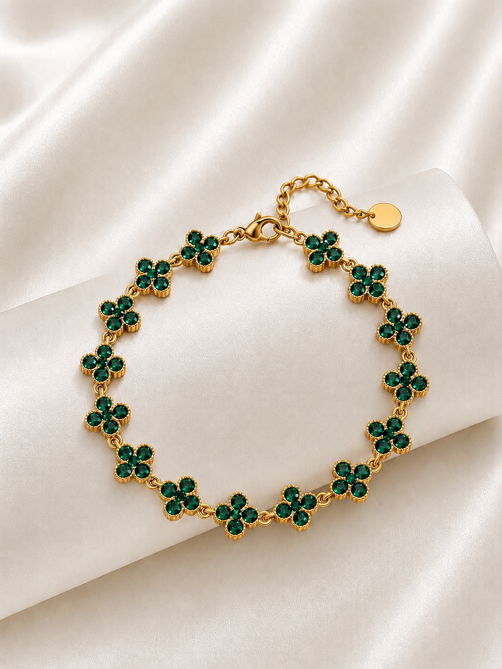 Acier Inoxydable - 1 Bracelet Trèfle