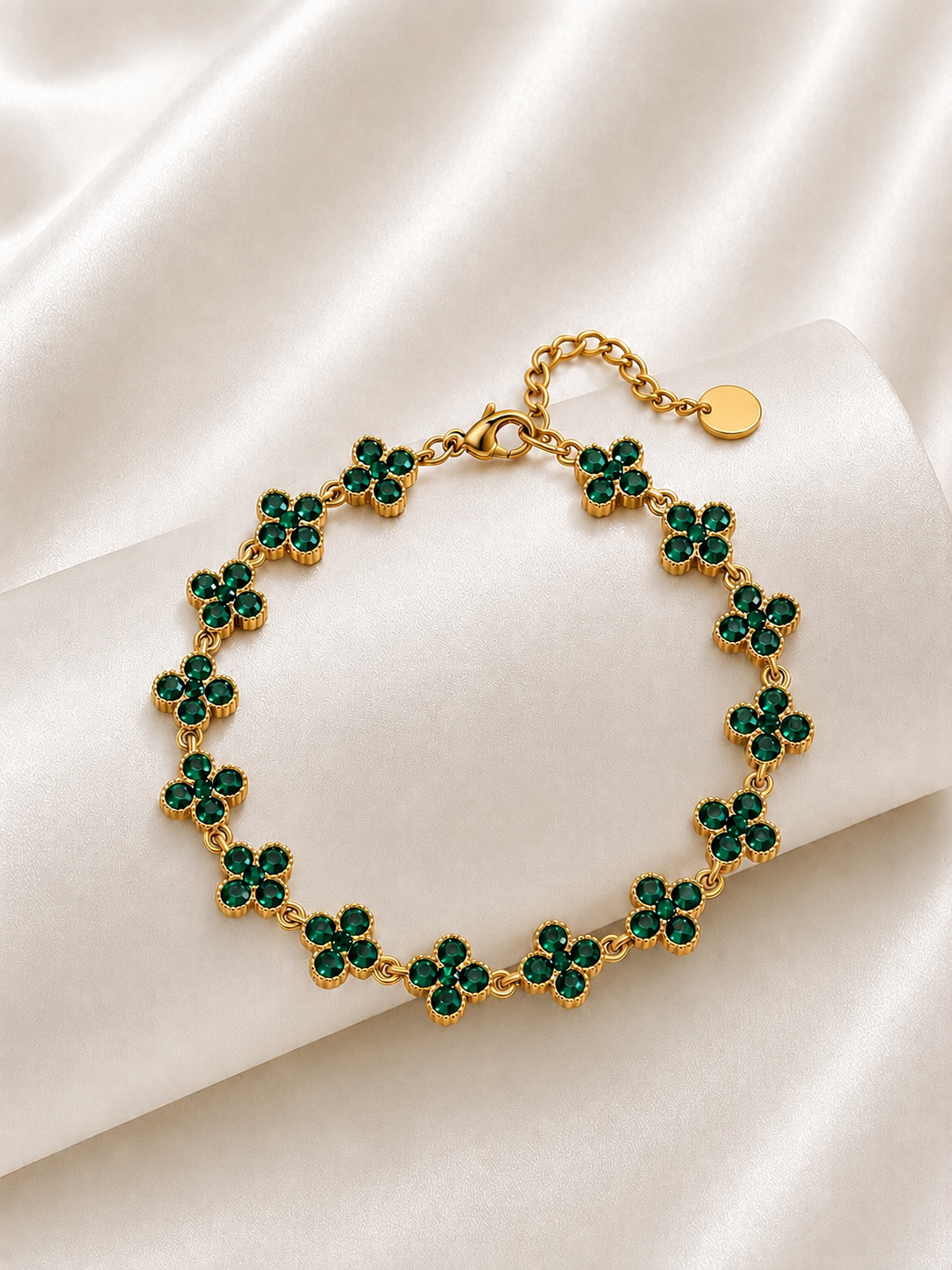 Acier Inoxydable - 1 Bracelet Trèfle