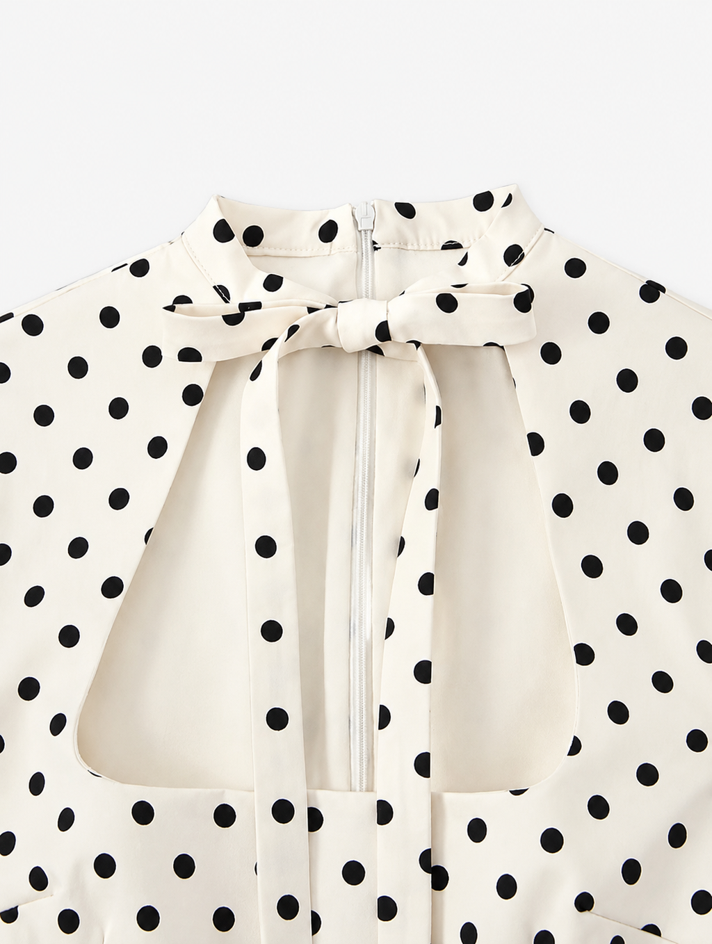 Robe mini vintage à pois