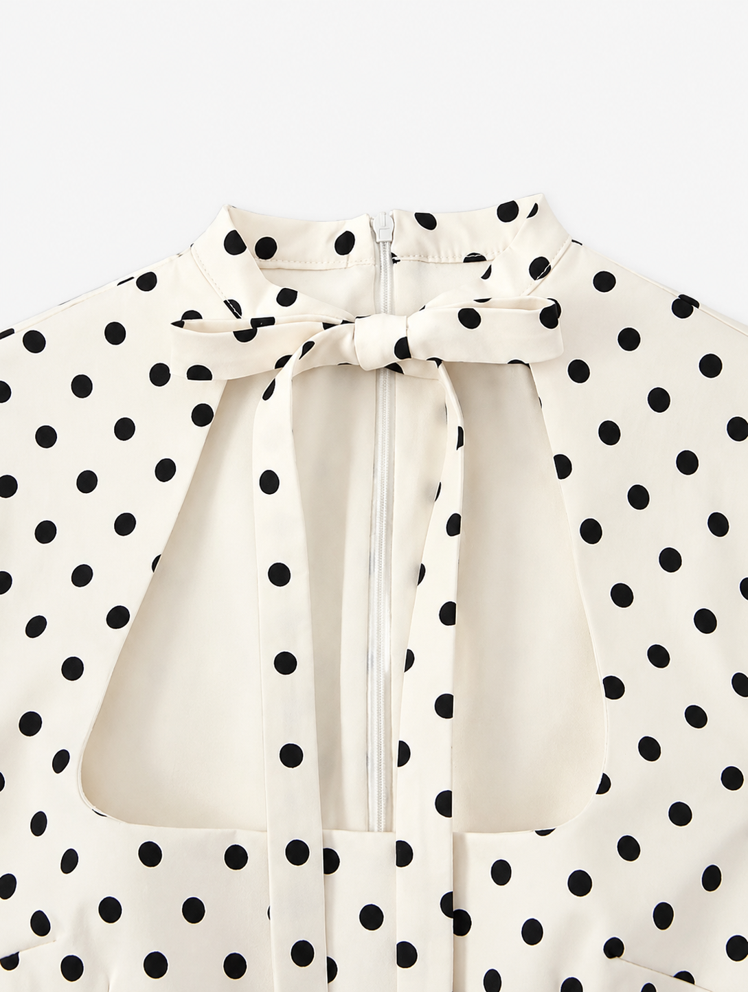 Robe mini vintage à pois