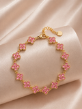 Acier Inoxydable - 1 Bracelet Trèfle