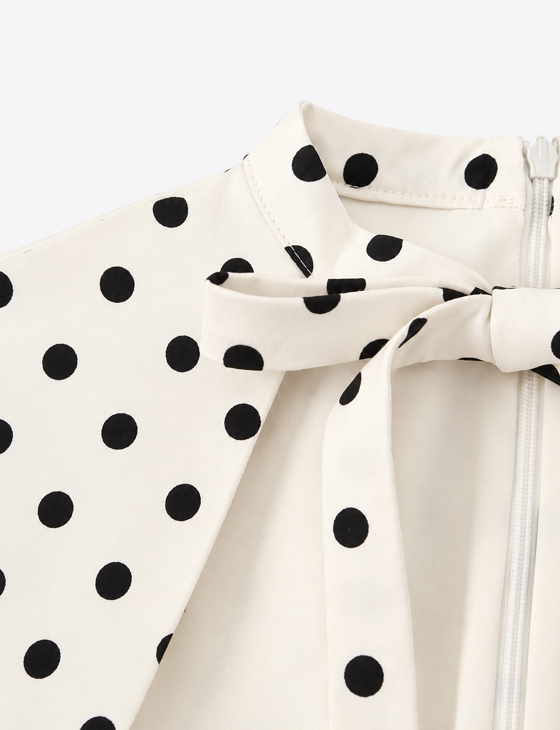 Robe mini vintage à pois