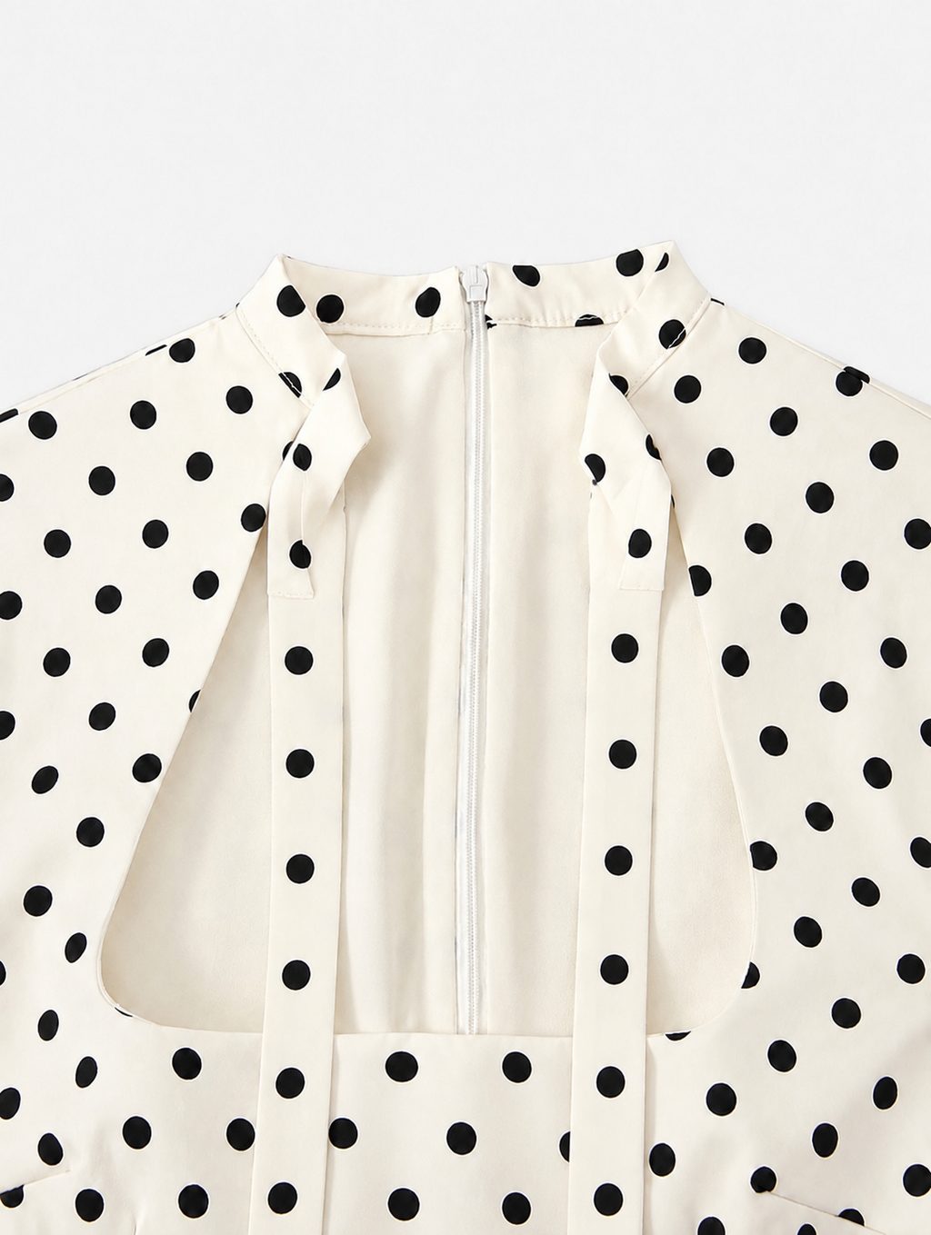 Robe mini vintage à pois